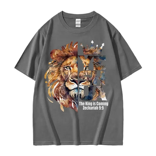 Lion of Judah – Yeshua Crown Unisex T-Shirt