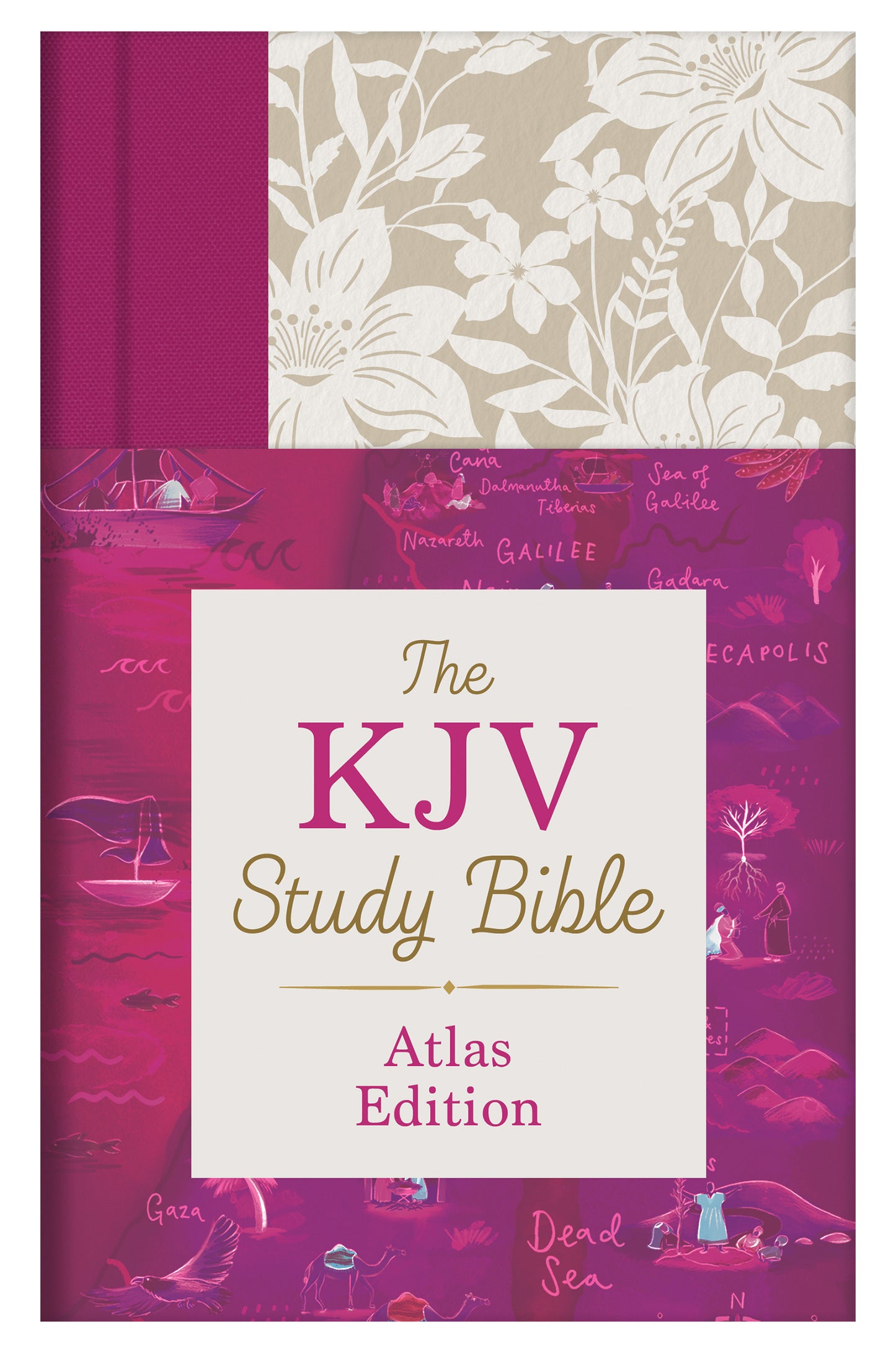 KJV Study Bible: Atlas Edition – Wildflower Cover, Thumb-Indexed