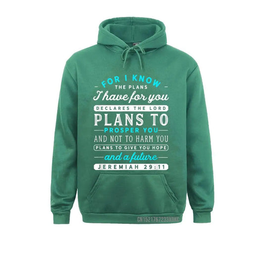 Hoodie Unisex - Jeremiah 29 11 Hope Bible Verse