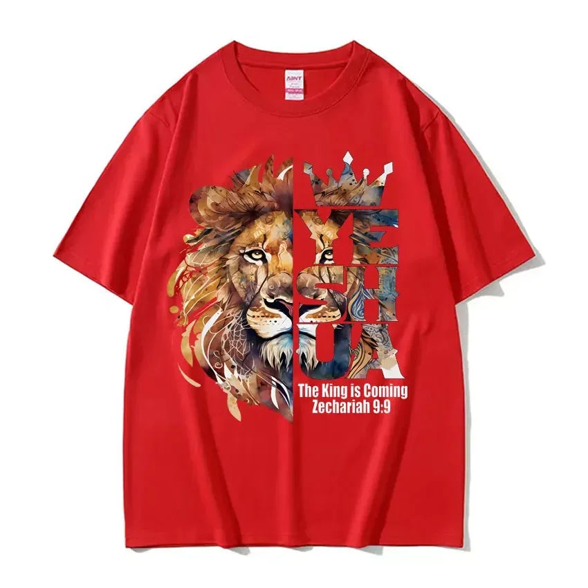 Lion of Judah – Yeshua Crown Unisex T-Shirt