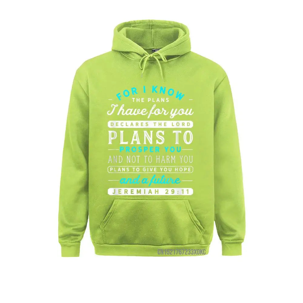 Hoodie Unisex - Jeremiah 29 11 Hope Bible Verse