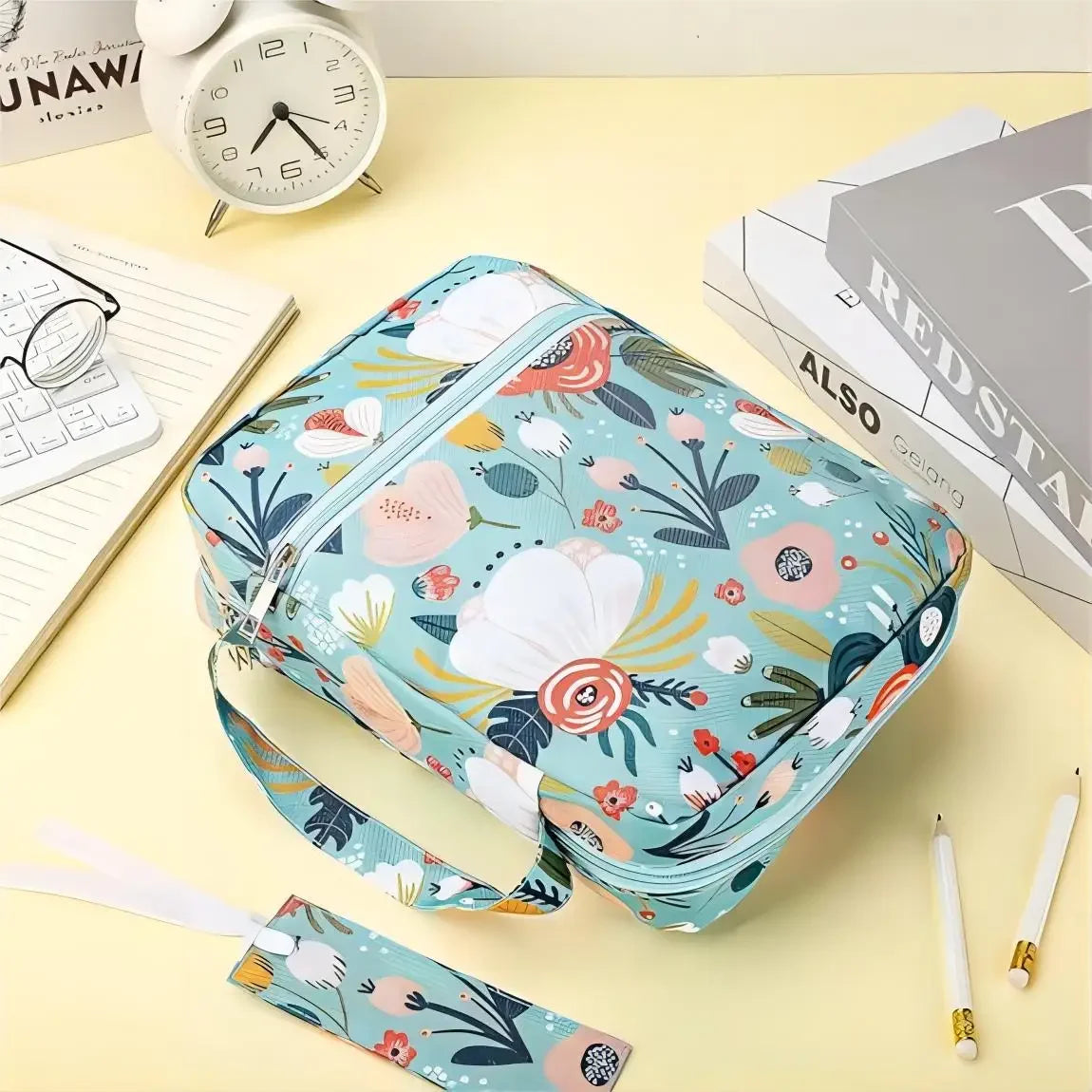 Bible Cover with Bookmarks – Portable Carrying Case & Christian Gift Idea