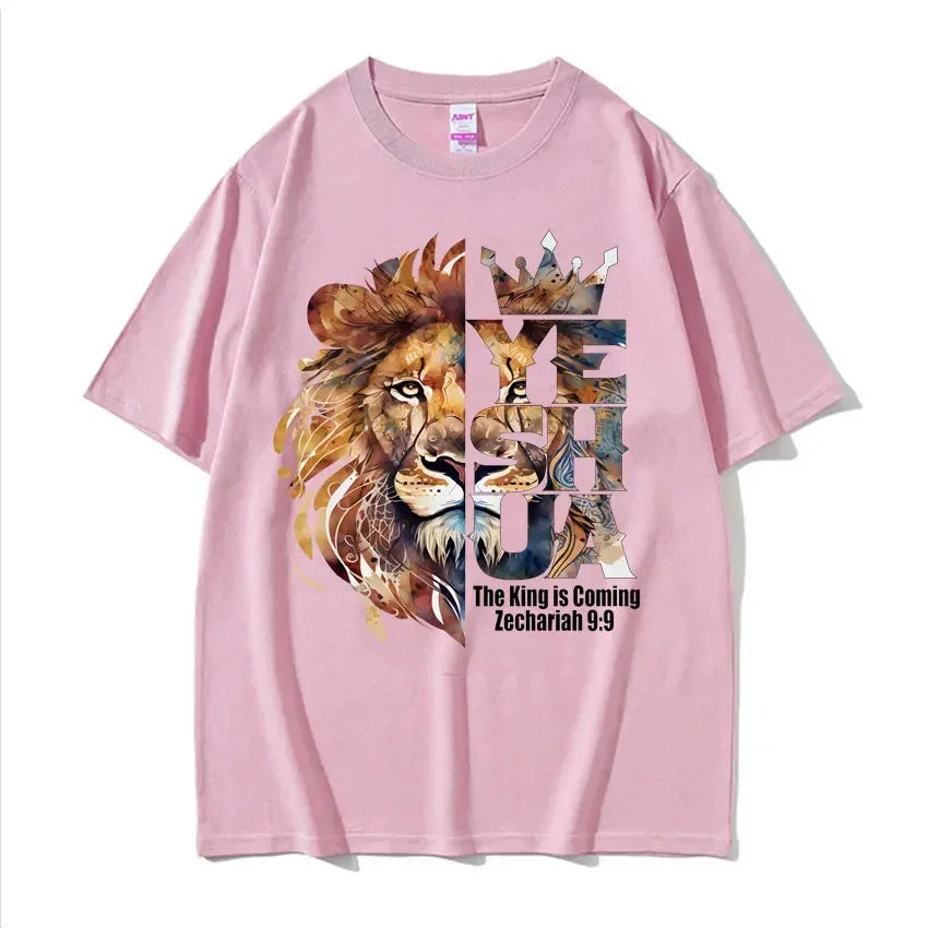 Lion of Judah – Yeshua Crown Unisex T-Shirt
