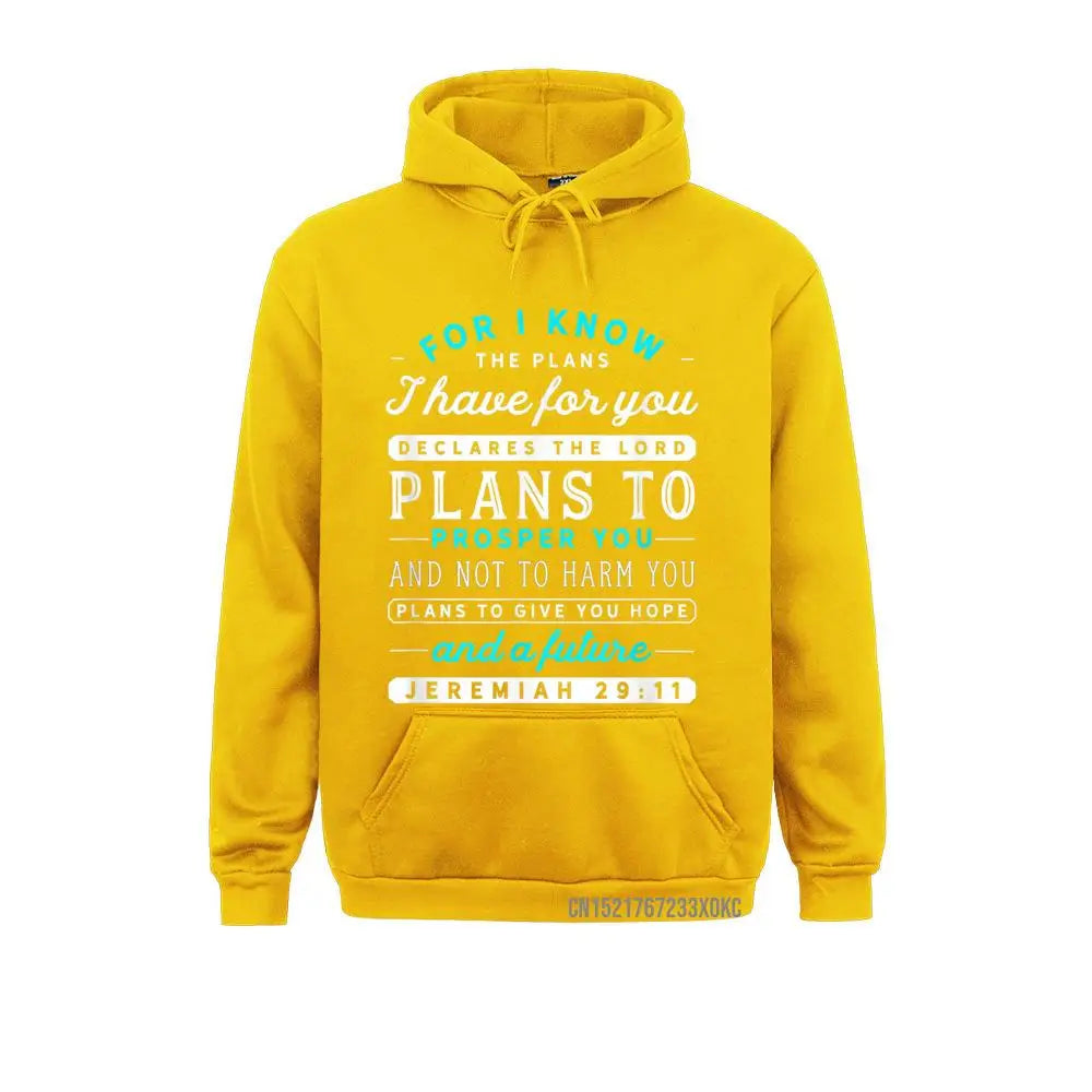 Hoodie Unisex - Jeremiah 29 11 Hope Bible Verse