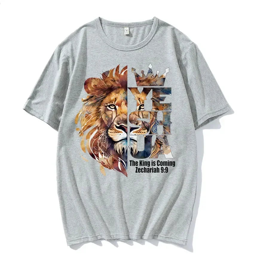Lion of Judah – Yeshua Crown Unisex T-Shirt