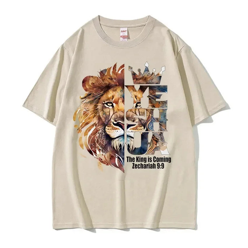 Lion of Judah – Yeshua Crown Unisex T-Shirt
