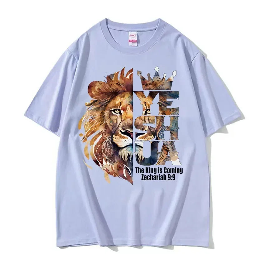 Lion of Judah – Yeshua Crown Unisex T-Shirt