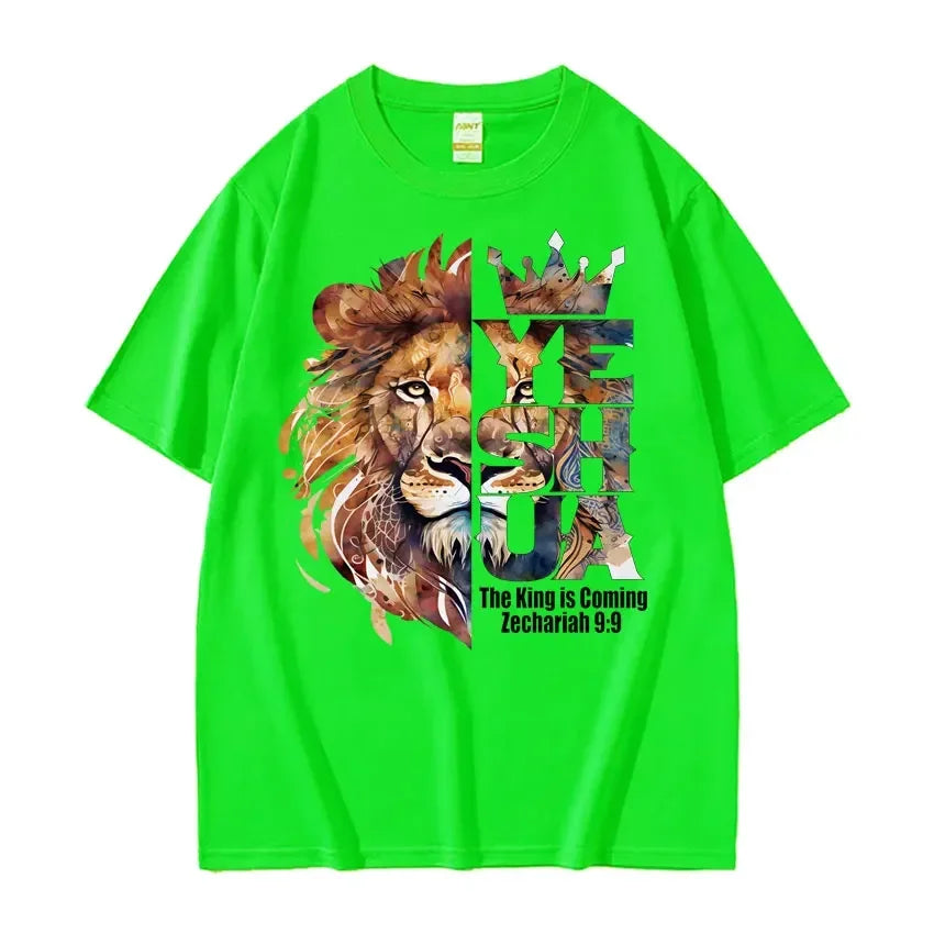 Lion of Judah – Yeshua Crown Unisex T-Shirt