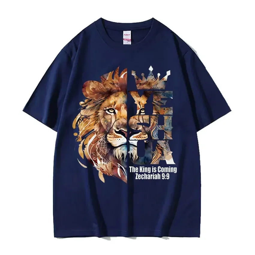 Lion of Judah – Yeshua Crown Unisex T-Shirt