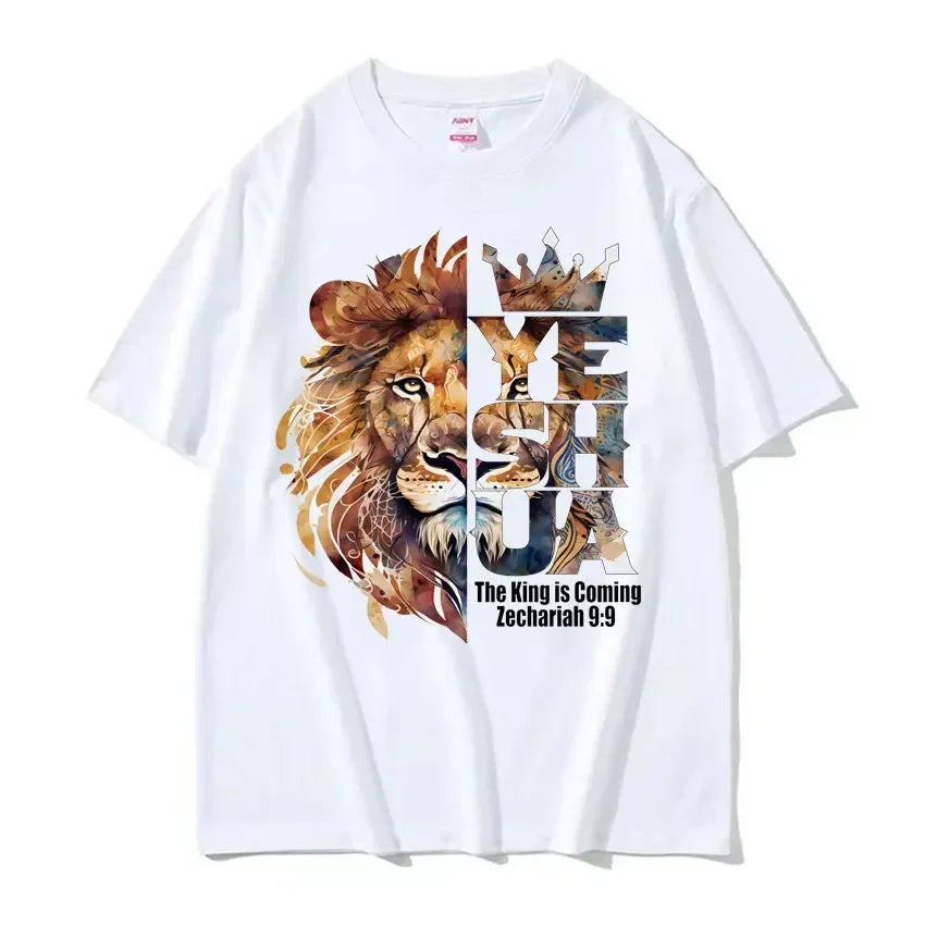Lion of Judah – Yeshua Crown Unisex T-Shirt